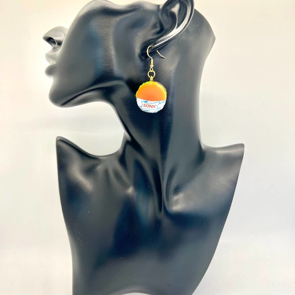 Sonic Burger Earrings - Mini Brands Earrings - Food Earrings - Hamburger Earring - Picture 10 of 11